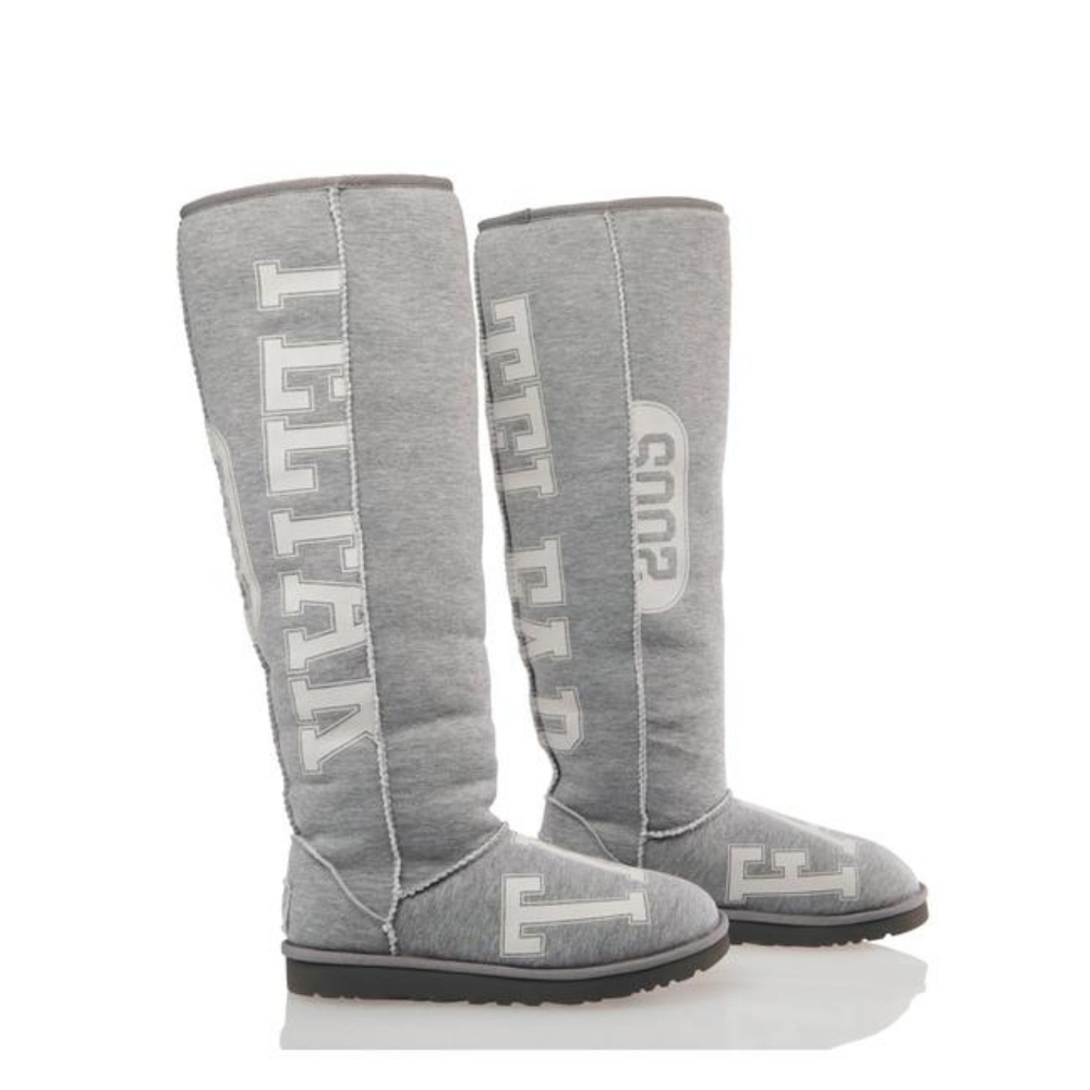 UGG X BOOT TELFAR GREY KNEE HIGH TALL CLASSIC - 9